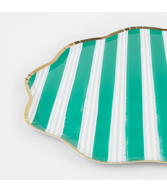 Meri Meri Parti Tabak (L) // &Ccedil;izgili Varaklı