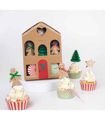 Meri Meri Cupcake Kit // Gingerbread