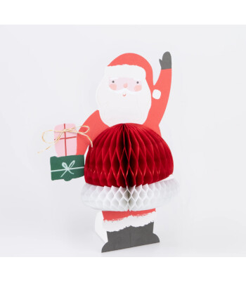 Meri Meri Tebrik Kartı // Honeycomb Santa