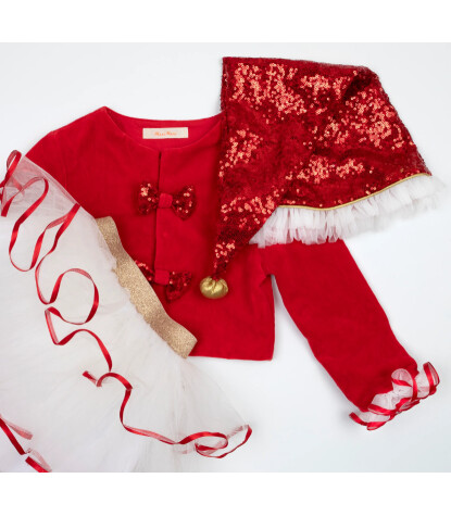 Meri Meri Çocuk Kostüm // Santa's Little Helper (3-4 Yaş)