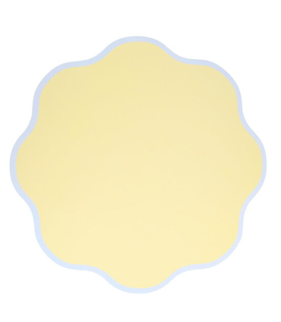 Meri Meri Amerikan Servis // Dalgalı Yuvarlak Pastel