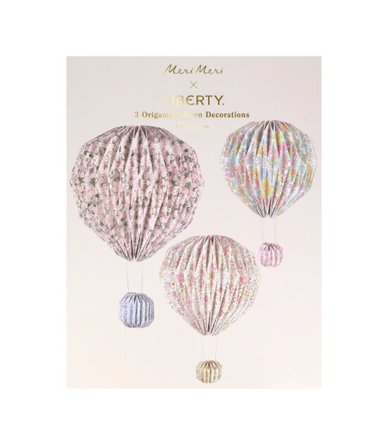 Meri Meri x Liberty - Origami Balon Dekor