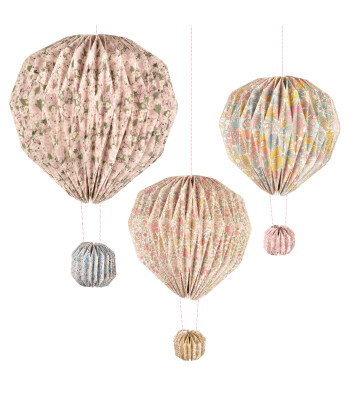 Meri Meri x Liberty // Origami Balon Dekor
