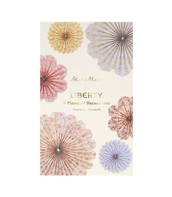 Meri Meri Çark Parti Süsü // Liberty Edition - Pinwheels