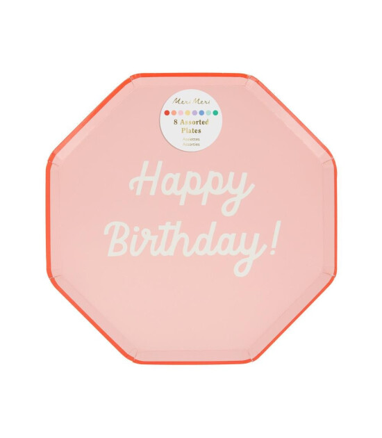 Meri Meri Parti Tabak (M) // Happy Birthday