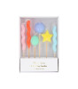 Meri Meri - Balon Mumlar - 6 Adet