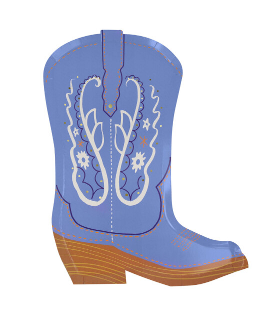 Meri Meri Parti Tabak (L) // Kovboy Çizme