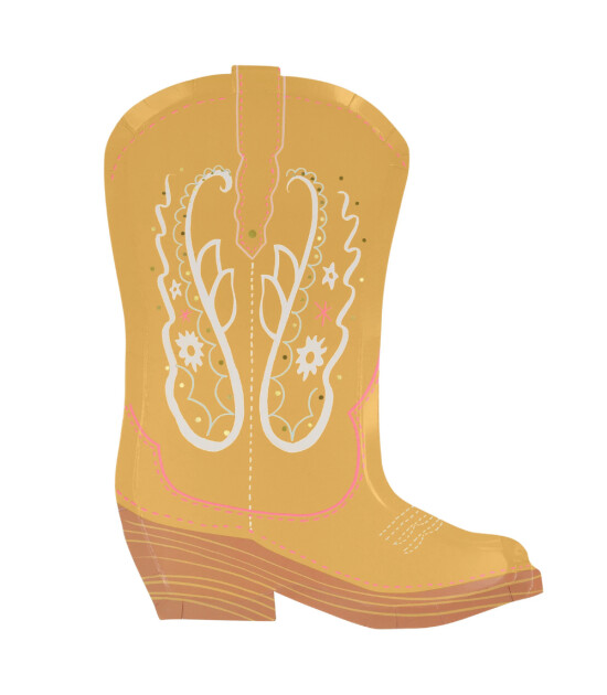 Meri Meri Parti Tabak (L) // Kovboy Çizme