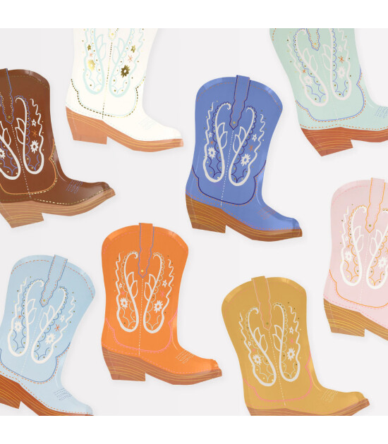 Meri Meri Parti Tabak (L) // Kovboy Çizme