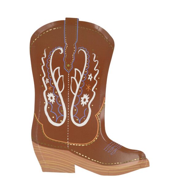 Meri Meri Parti Tabak (L) // Kovboy Çizme