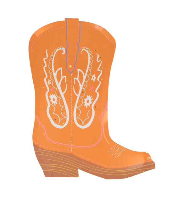 Meri Meri Parti Tabak (L) // Kovboy Çizme