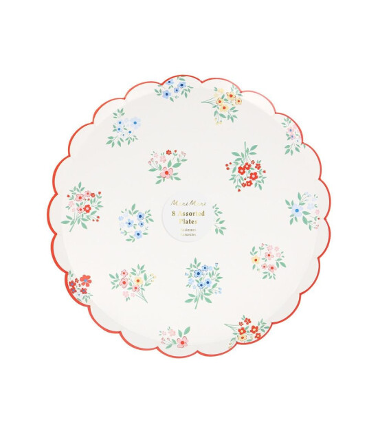 Meri Meri Parti Tabak (M) // Ditsy Posy Çiçekli