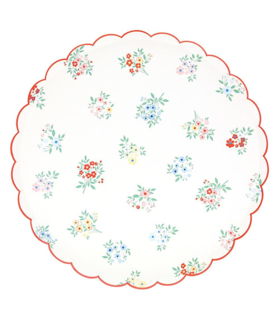 Meri Meri Parti Tabak (L) // Ditsy Posy Çiçekli