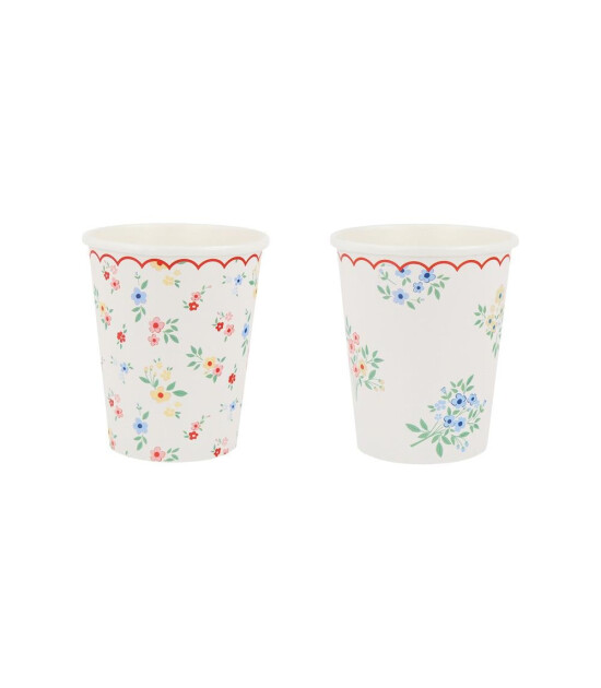 Meri Meri Parti Bardak // Ditsy Posy Çiçekli