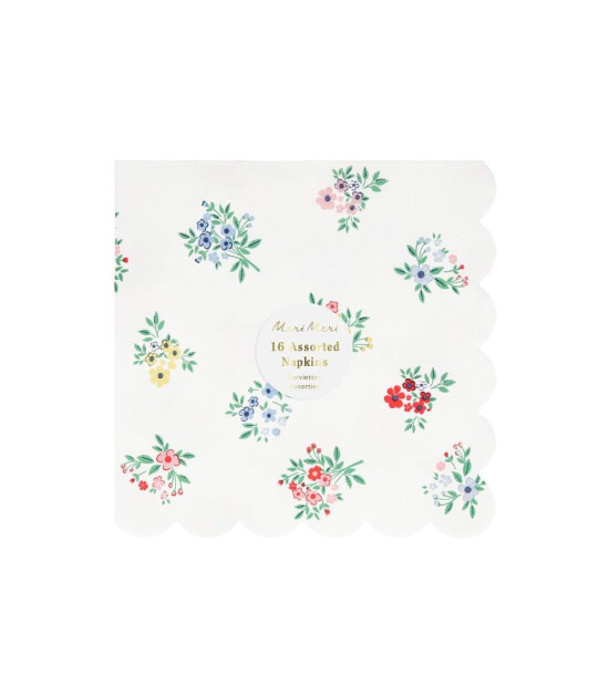 Meri Meri Parti Peçete (L) // Ditsy Posy Çiçekli