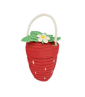 Meri Meri Hasır Çanta // Çilek