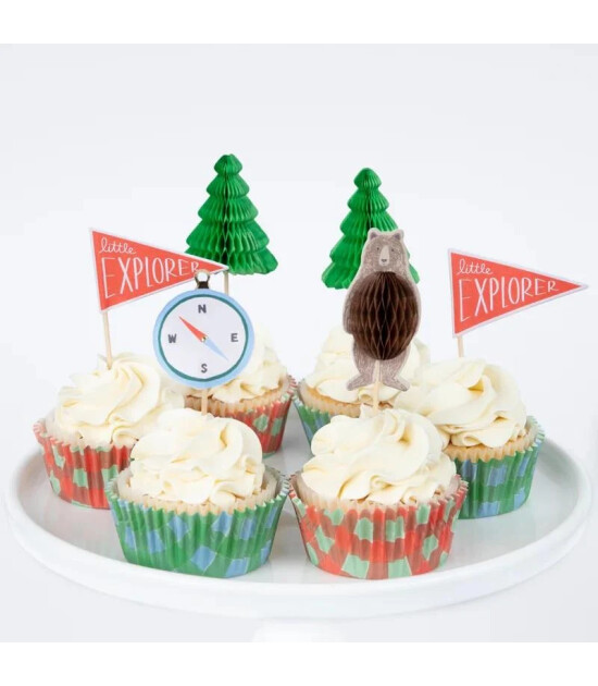 Meri Meri - Kamp Cupcake Kiti - 24 Adet