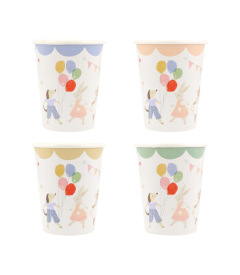 Meri Meri Parti Bardak // Animal Friends