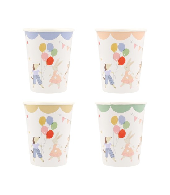 Meri Meri Parti Bardak // Animal Friends