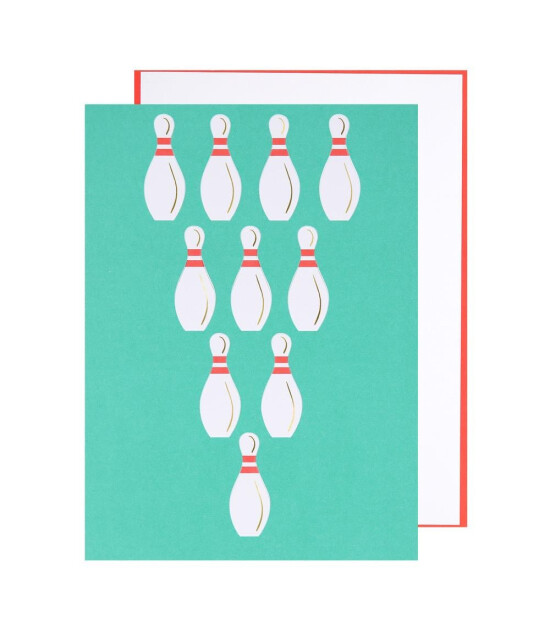 Meri Meri Tebrik Kartı // Bowling