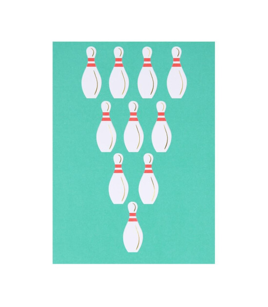 Meri Meri Tebrik Kartı // Bowling