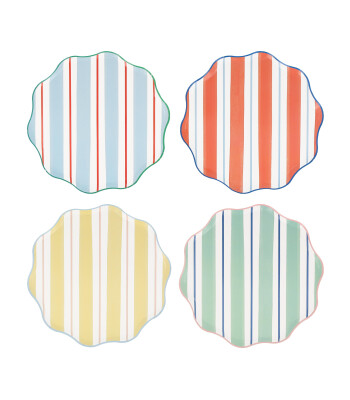 Meri Meri Parti Tabak (M ) // Çizgili