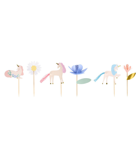 Meri Meri - Unicorn Cupcake Kit - 24 Adet