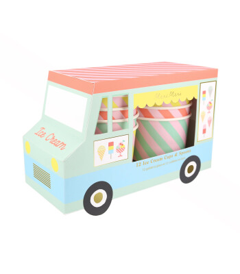 Meri Meri Dondurma Kap ve Kaşıkları