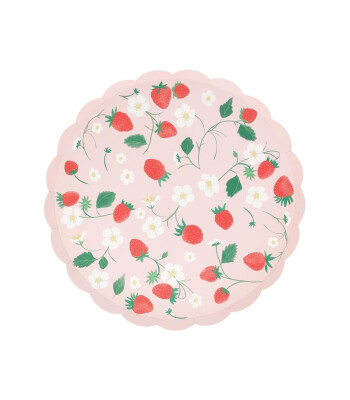 Meri Meri Parti Tabak (M) // Çilek