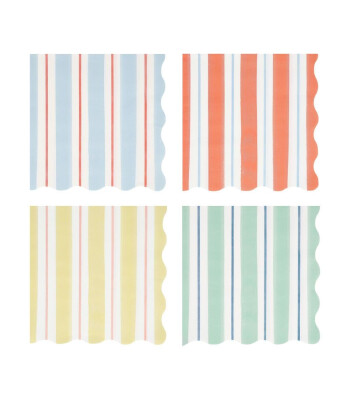 Meri Meri Parti Peçete (L) // Çizgili