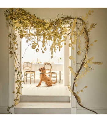 Meri Meri Parti Dekor Kiti // Altın Çiçekli