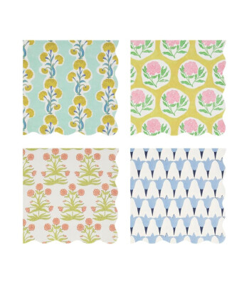 Meri Meri Parti Peçete (L) // Molly Mahon Edition - Çiçekli