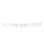 Meri Meri - Tırtıklı Pastel Happy Birthday Asılan Süs
