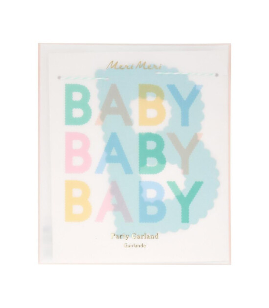 Meri Meri Asılan Süs // Tırtıklı Parlak Baby