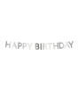 Meri Meri Asılan Süs // Tırtıklı Gümüş Happy Birthday