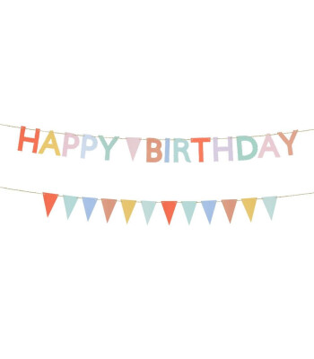 Meri Meri Asılan Süs (Mini) // Happy Birthday