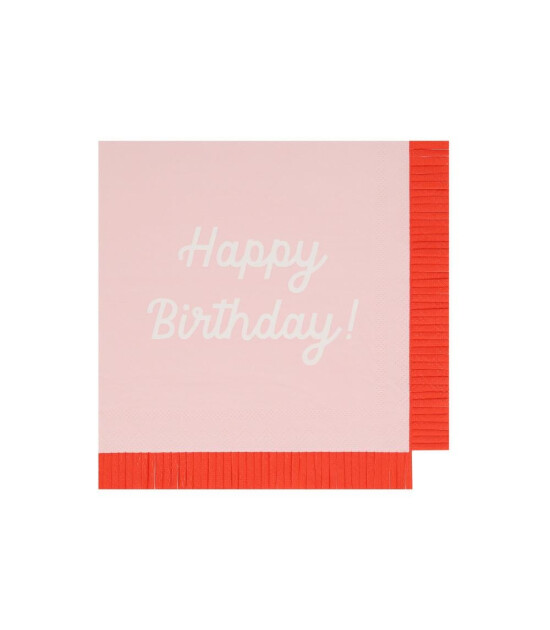Meri Meri Parti Peçete (L) // Happy Birthday