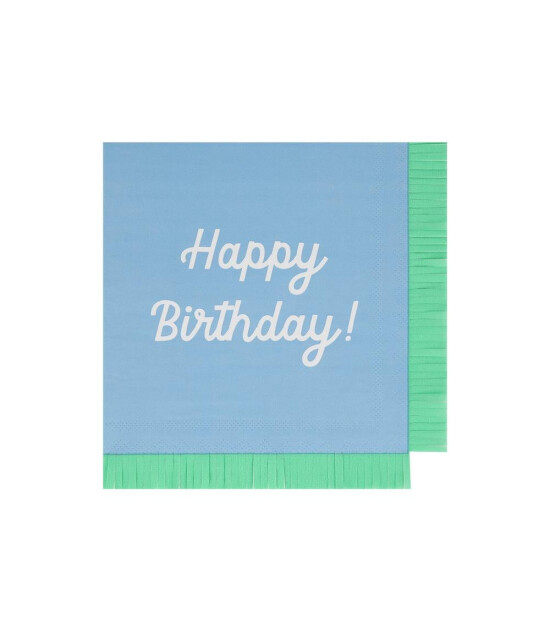 Meri Meri Parti Peçete (L) // Happy Birthday