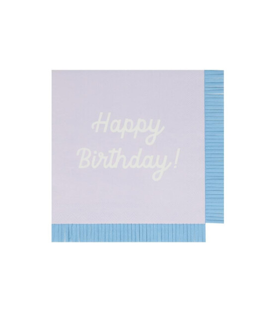 Meri Meri Parti Peçete (L) // Happy Birthday