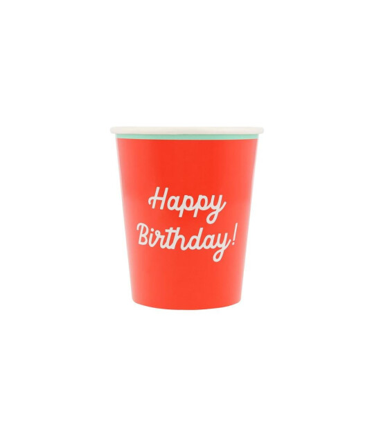 Meri Meri Parti Bardak // Happy Birthday