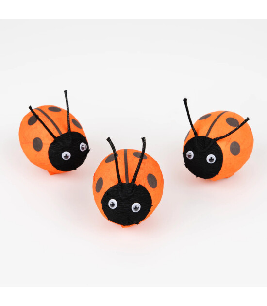 Meri Meri - Uğur Böceği Sürpriz Topları - 3 Adet