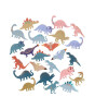 Meri Meri - Die-Cut Dinazor Sticker - 25 Adet
