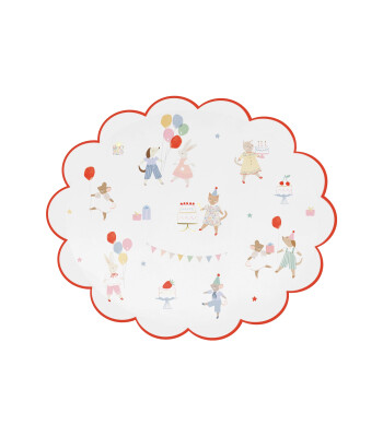 Meri Meri Parti Tabak (S ) // Animal Friends