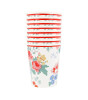 Meri Meri - Vintage Floral Bardaklar - 8 Adet