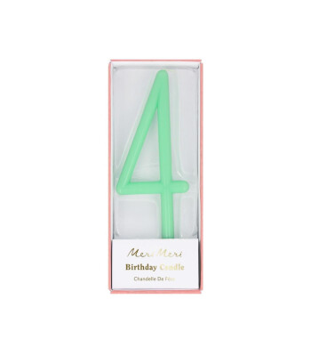 Meri Meri Parti İnce Rakam Mum // 4