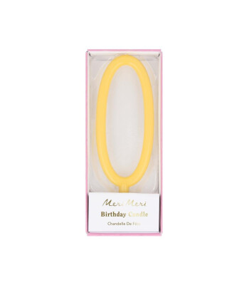 Meri Meri Parti İnce Rakam Mum // 0