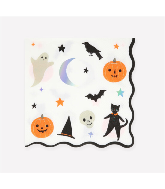 Meri Meri - Halloween Peçeteler - L - 16 Adet