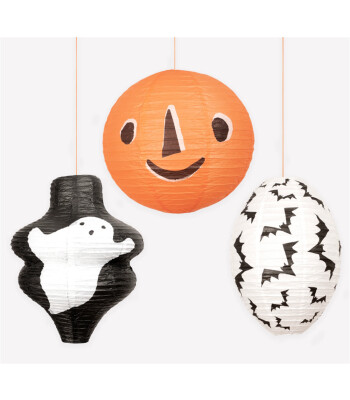 Meri Meri Asılan Süs // Halloween Fener