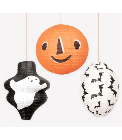 Meri Meri Asılan Süs // Halloween Fener