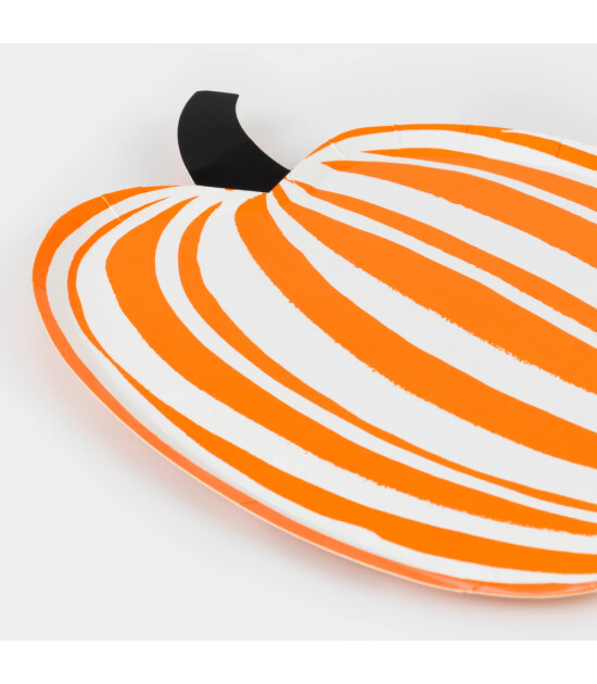 Meri Meri Parti Tabak // &Ccedil;izgili Balkabağı